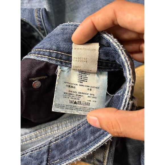 Diesel Larkee Y2K Vintage Straight Leg Jeans - Picture 9 of 10